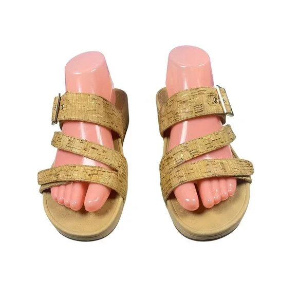 Vionic Pacific Rio Gold Slide On Sandals Women's 8 - Picture 3 of 15